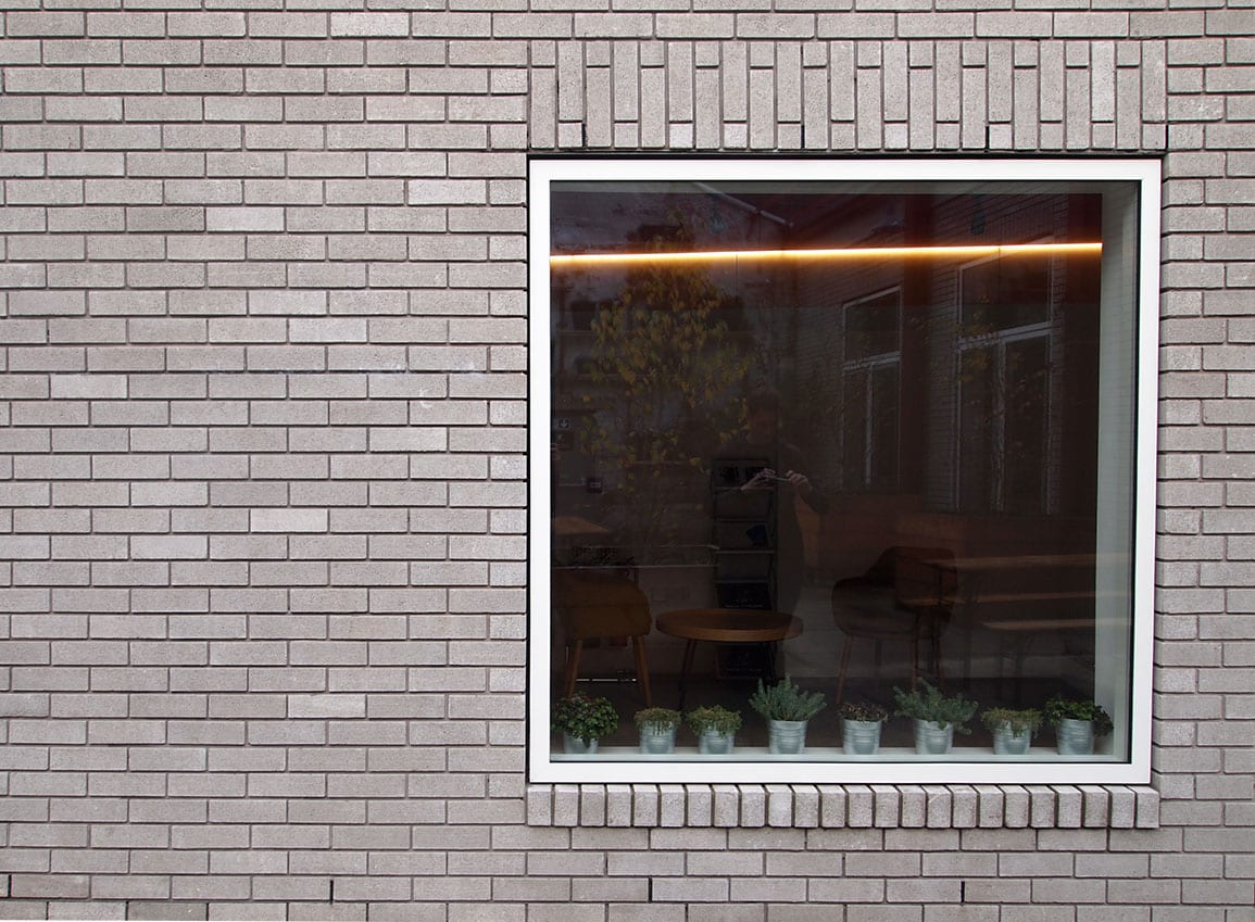 Walk the plank concrete brick window detail architectural emporium
