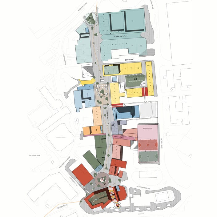 Huyton Village Knowsley Urban Regeneration Masterplan Architectural Emporium Shop Fronts
