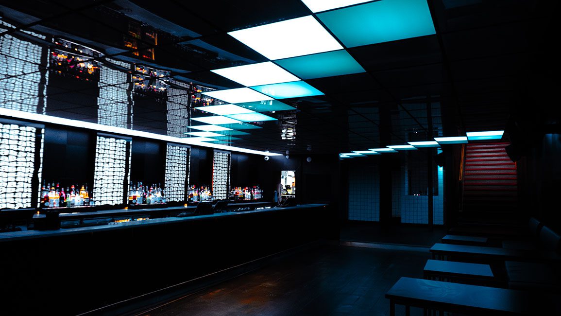 Baa Bar Architectural Emporium Ground Floor Bar Illuminated Ceiling